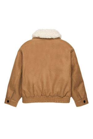 brown polyester jacket N°21 KIDS | N21981N02860N717